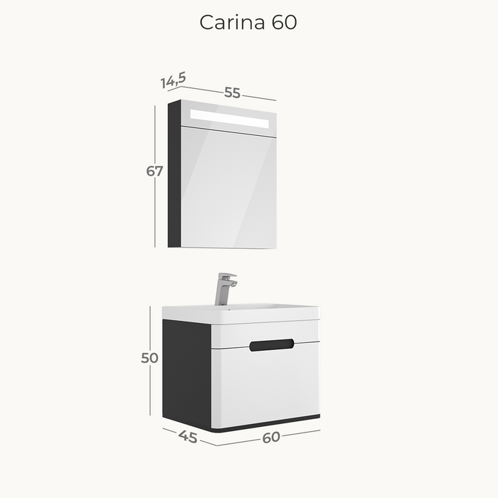 Belinza bathroom furniture Carina